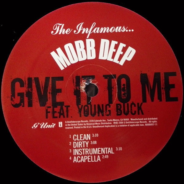 Mobb Deep : Give It To Me (12", Single)