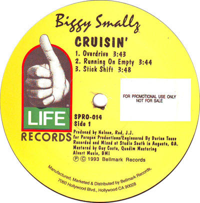 Biggy Smallz - Cruisin' (12", Promo)