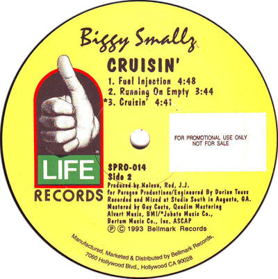 Biggy Smallz - Cruisin' (12", Promo)