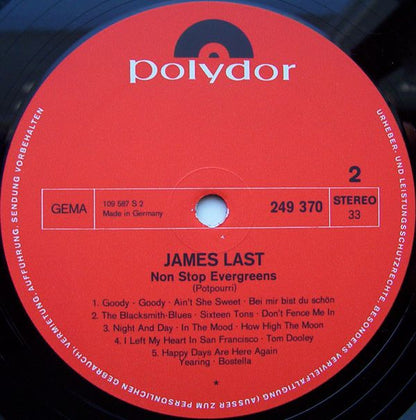 James Last - Non Stop Evergreens  (LP, RE)