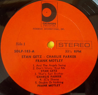 Charlie Parker, Stan Getz, Wardell Gray : Charlie Parker, Stan Getz, Wardell Gray (LP, Comp, RE)