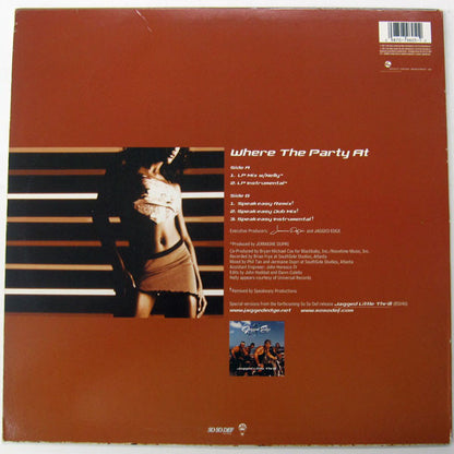 Jagged Edge (2) Co-Starring Nelly : Where The Party At (12", Single)