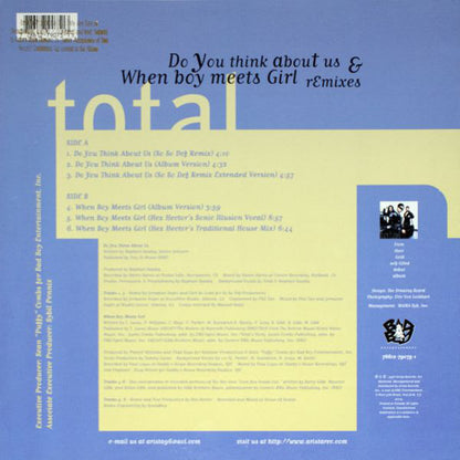 Total - Do You Think About Us & When Boy Meets Girl (Remixes) (12", Single)