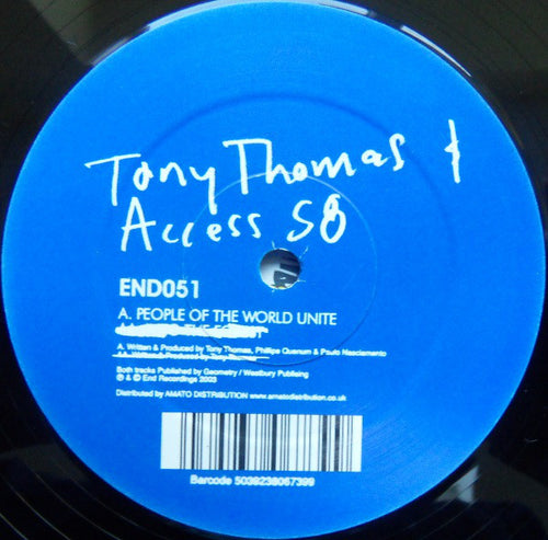 Tony Thomas & Access 58 : People Of The World Unite (Disc 1) (12")