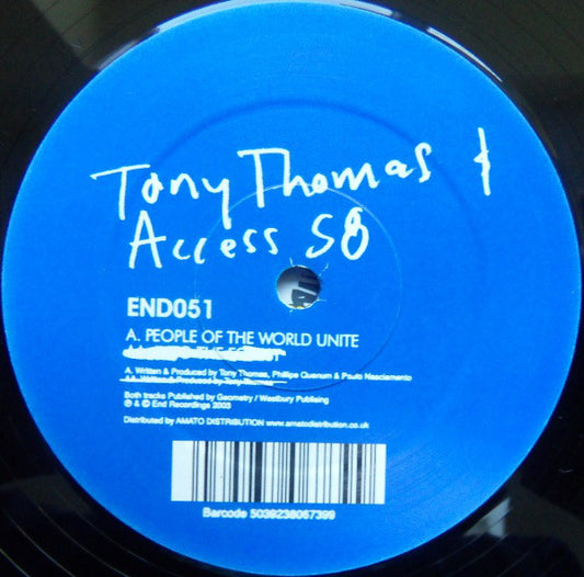 Tony Thomas & Access 58 : People Of The World Unite (Disc 1) (12")