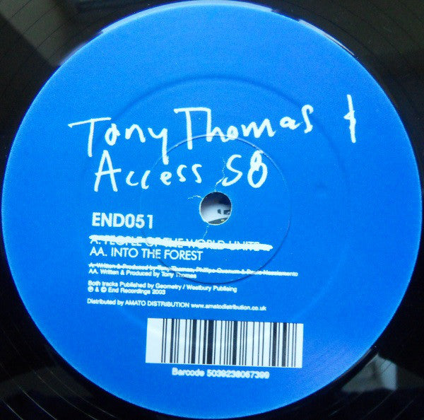 Tony Thomas & Access 58 : People Of The World Unite (Disc 1) (12")