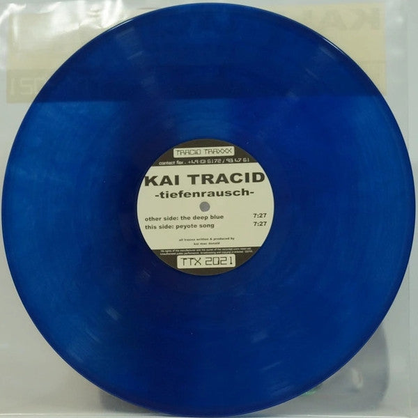 Kai Tracid - Tiefenrausch (12", Ltd, Blu)