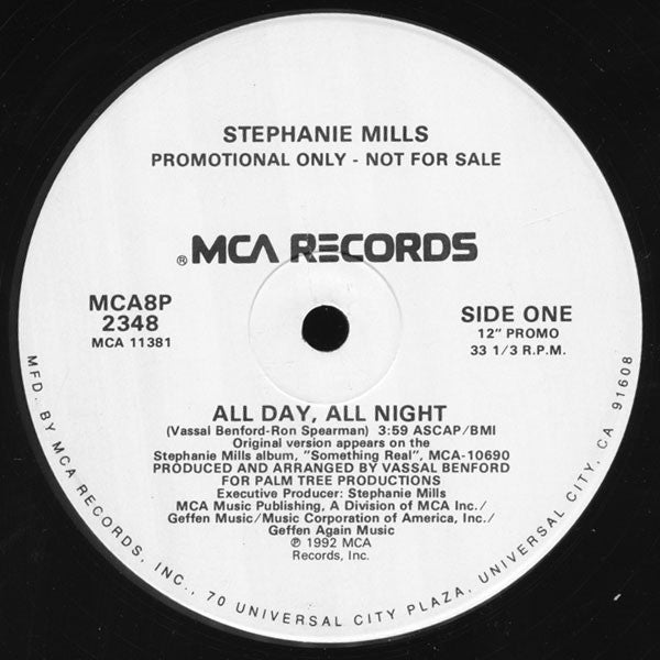 Stephanie Mills - All Day, All Night (12", Promo)