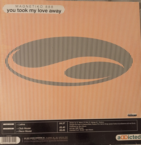 Magnetiko 888 - You Took My Love Away (12")