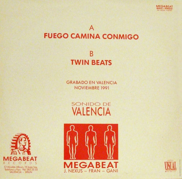 Megabeat - Fuego Camina Conmigo (2x12")