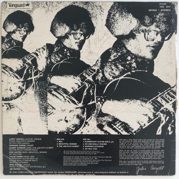 Larry Coryell : Coryell (LP, Album)