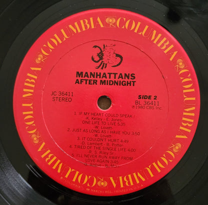 Manhattans - After Midnight (LP, Album, Ter)