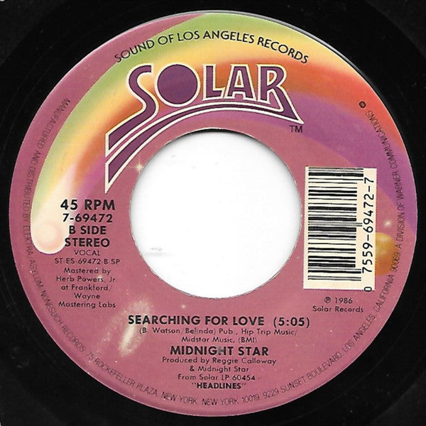 Midnight Star : Stay Here By My Side (7")