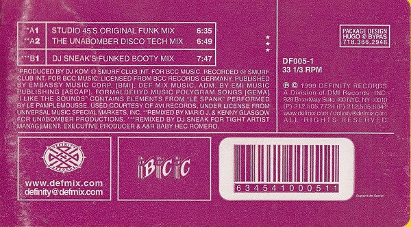 Studio 45 Presents Le Pamp Play Housse : I Like The Sounds (12")