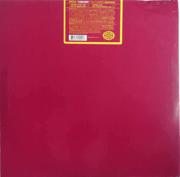 David Morales & Albert Cabrera Presents Moca Featuring Deanna : Higher (2x12")