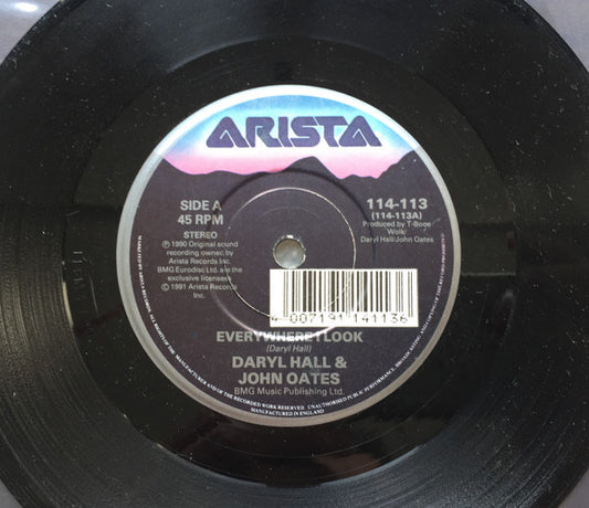 Daryl Hall & John Oates : Everywhere I Look / I Can't Go For That (No Can Do) (Single Edit) (7")
