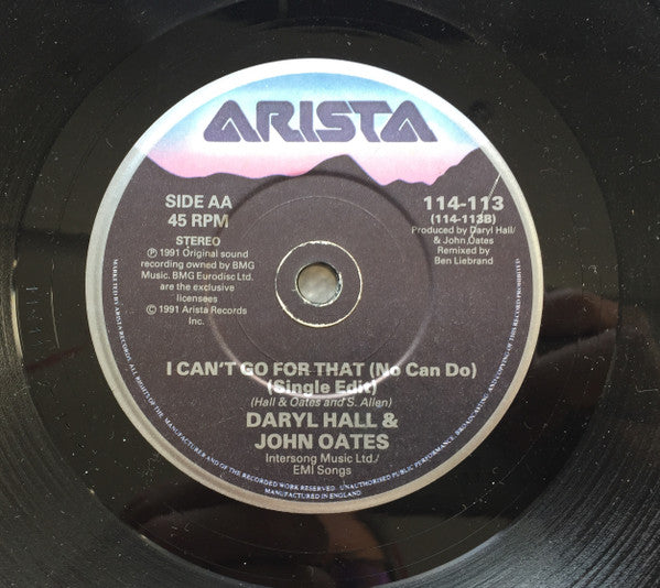 Daryl Hall & John Oates : Everywhere I Look / I Can't Go For That (No Can Do) (Single Edit) (7")