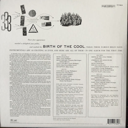 Miles Davis - The Complete Birth Of The Cool (Comp, Mono, Ltd, RM + LP, Comp, Gat + LP, RE)