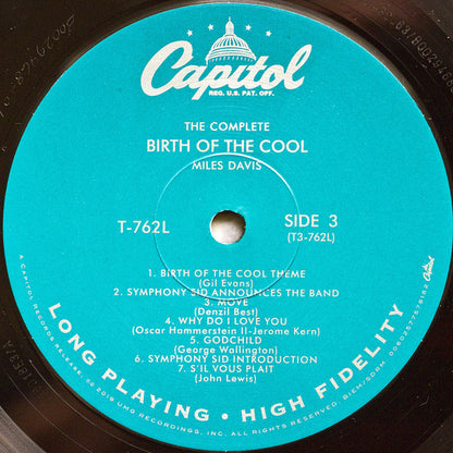 Miles Davis - The Complete Birth Of The Cool (Comp, Mono, Ltd, RM + LP, Comp, Gat + LP, RE)