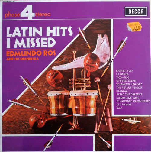 Edmundo Ros & His Orchestra : Latin Hits I Missed = Exitos Latinos Que Añore (LP, Album)