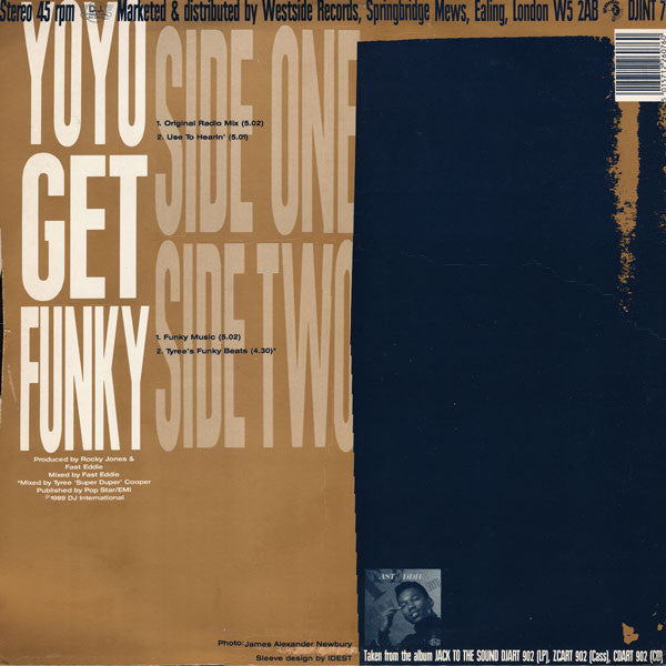 The DJ Fast Eddie* - Yo Yo Get Funky (12")