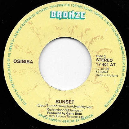 Osibisa : The Coffee Song (7")