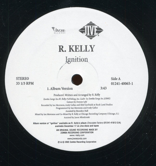 R. Kelly : Ignition (12")