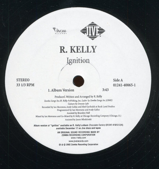 R. Kelly : Ignition (12")