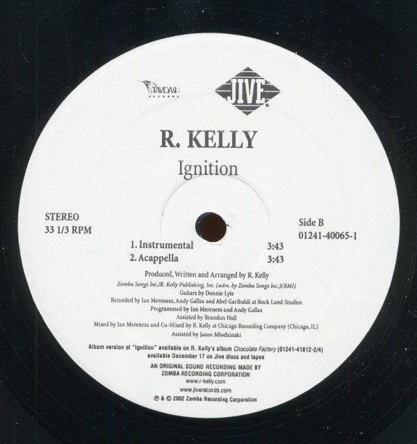 R. Kelly : Ignition (12")