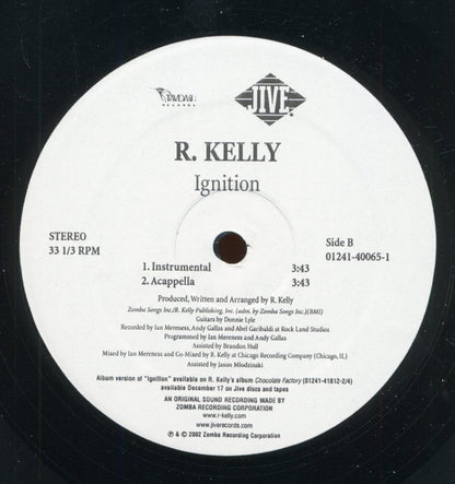 R. Kelly : Ignition (12")
