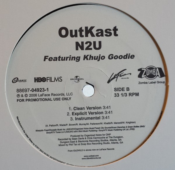 OutKast : The Train / N2U (12", Promo)