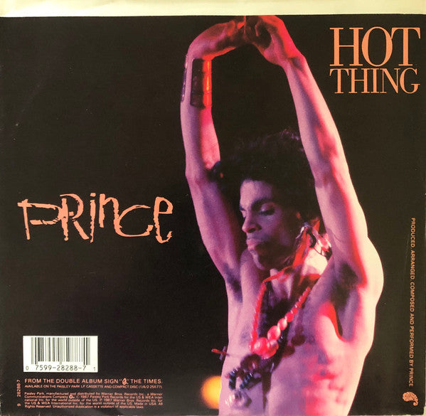 Prince : I Could Never Take The Place Of Your Man (7", Single, All)