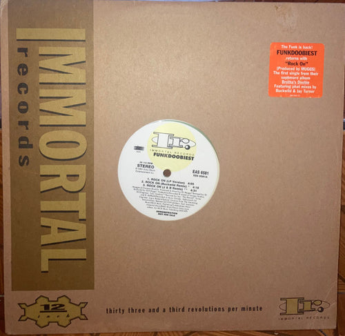Funkdoobiest - Rock On (12", Promo, Cle)
