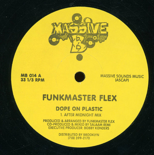 Funkmaster Flex : Dope On Plastic (12")