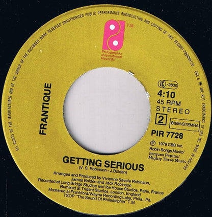 Frantique : Strut Your Funky Stuff (7", Single)