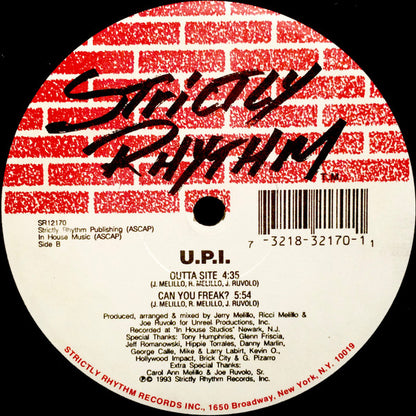 U.P.I.* : Better Love (12")
