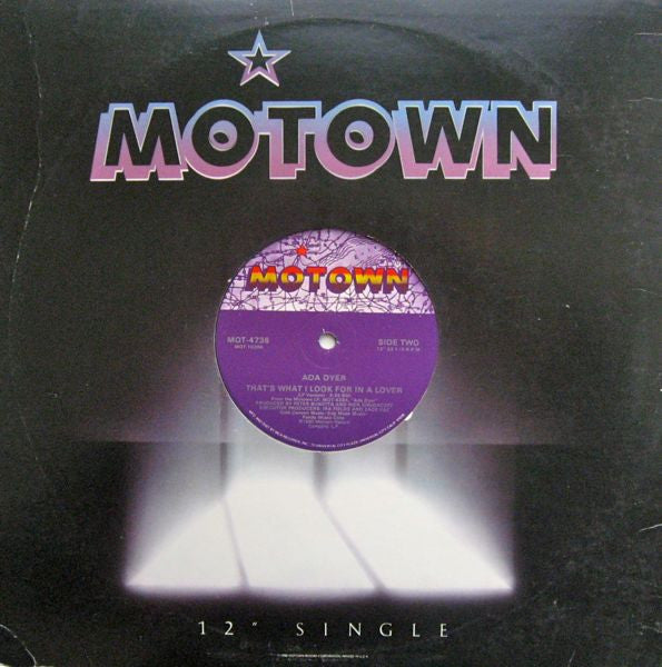 Ada Dyer : That's What I Look For In A Lover (12", Single)