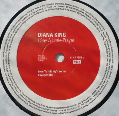 Diana King : I Say A Little Prayer (12", Promo)