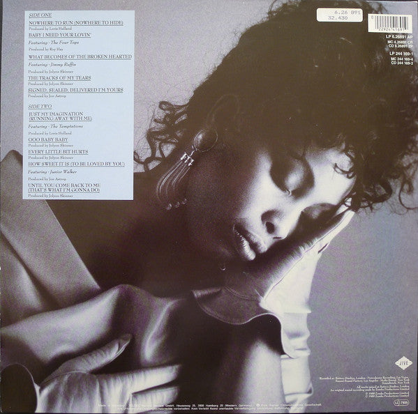 Ruby Turner : The Motown Song Book (LP, Album, Gat)