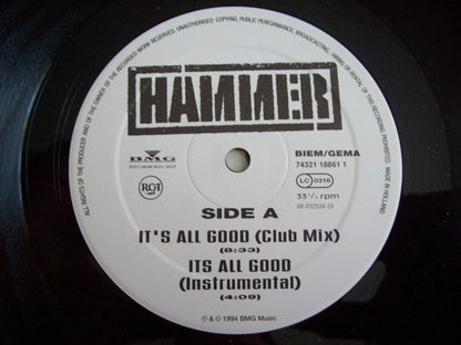 MC Hammer : It's All Good (12", Single)