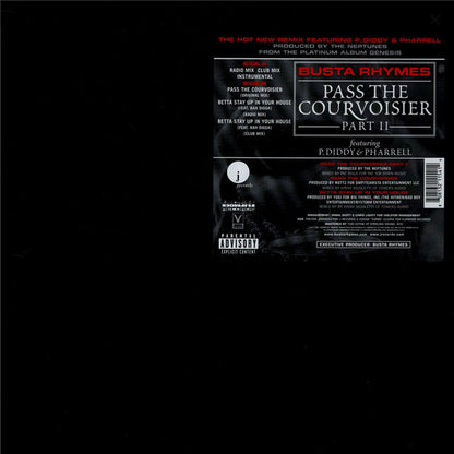 Busta Rhymes Featuring P. Diddy & Pharrell Williams : Pass The Courvoisier Part II (12", Single)