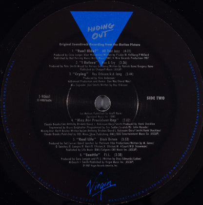 Various : Hiding Out - Original Motion Picture Soundtrack (LP, Comp)