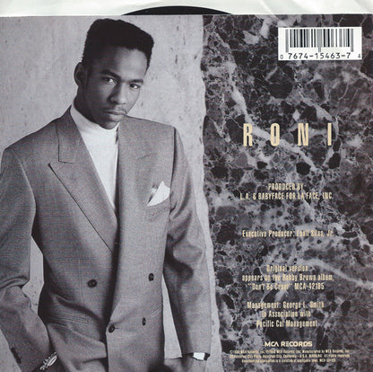 Bobby Brown : Roni (7", Single, Glo)
