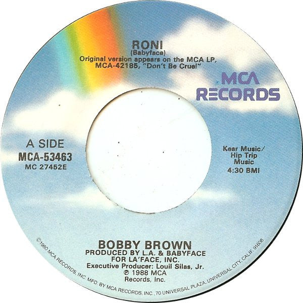 Bobby Brown : Roni (7", Single, Glo)