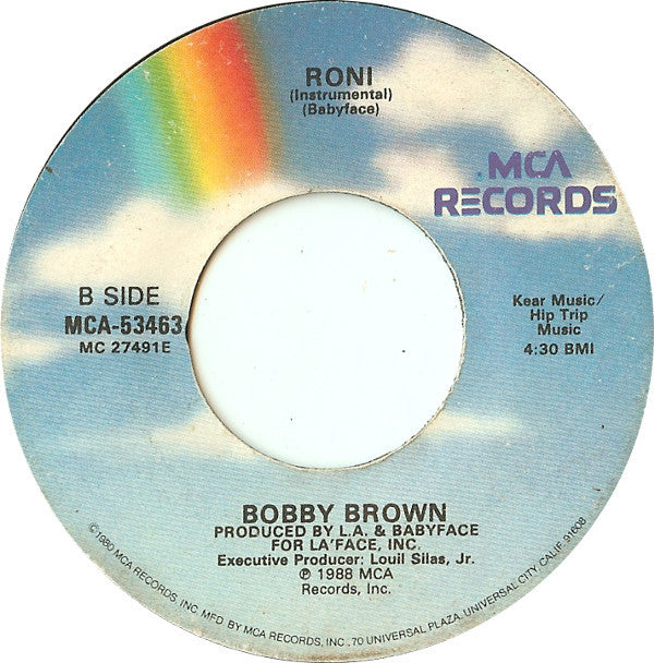 Bobby Brown : Roni (7", Single, Glo)