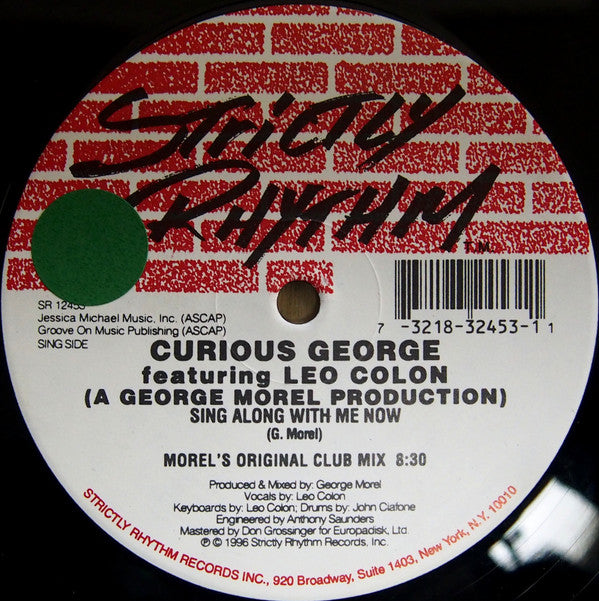 Curious George Featuring Leo Colon - Sing Along With Me Now (12")