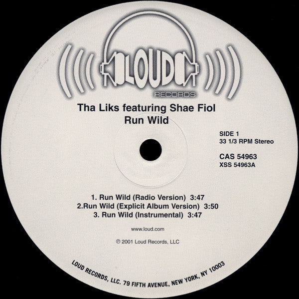 Tha Alkaholiks : Run Wild / Anotha Round (12", Promo)