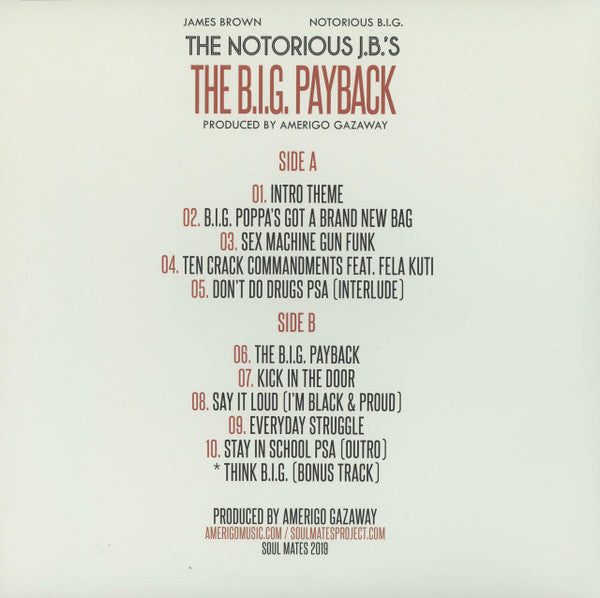 Amerigo Gazaway - The Notorious J.B.'s: The B.I.G. Payback (LP, Album, Unofficial)