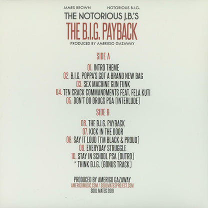 Amerigo Gazaway - The Notorious J.B.'s: The B.I.G. Payback (LP, Album, Unofficial)