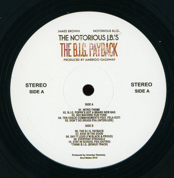 Amerigo Gazaway - The Notorious J.B.'s: The B.I.G. Payback (LP, Album, Unofficial)